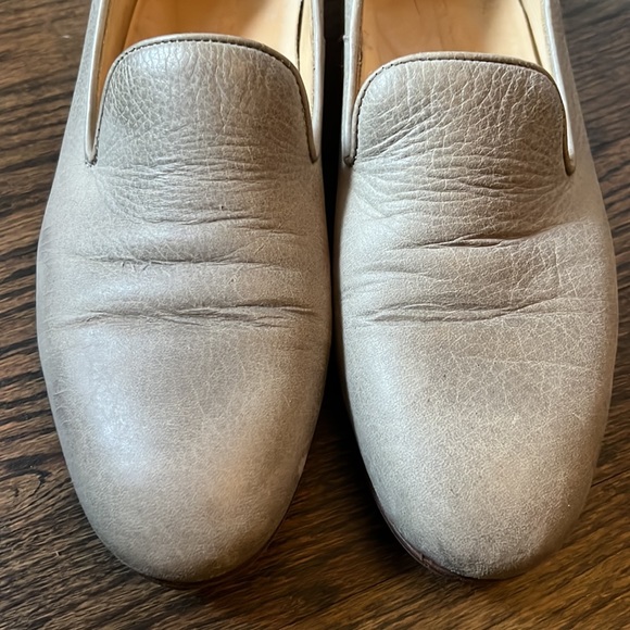 Dieppa Restrepo Leon flats Antelope 8.5 textured beige neutral leather - Picture 5 of 5